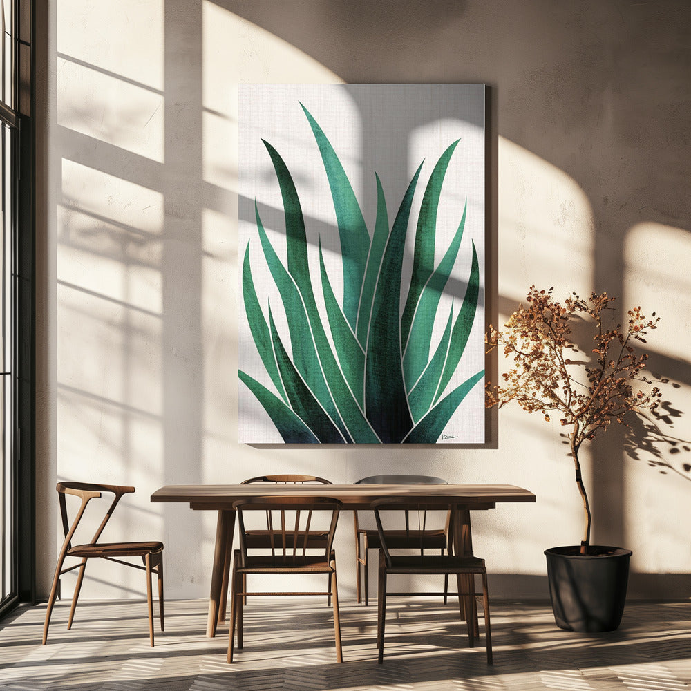 Cactus agave du désert | Tableaux sur Toile