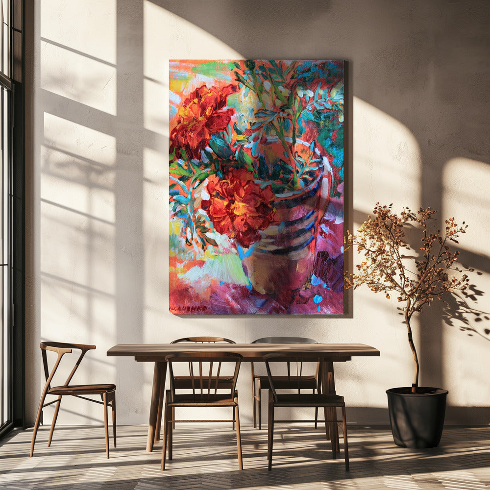 Soucis dans une tasse | Tableaux sur Toile