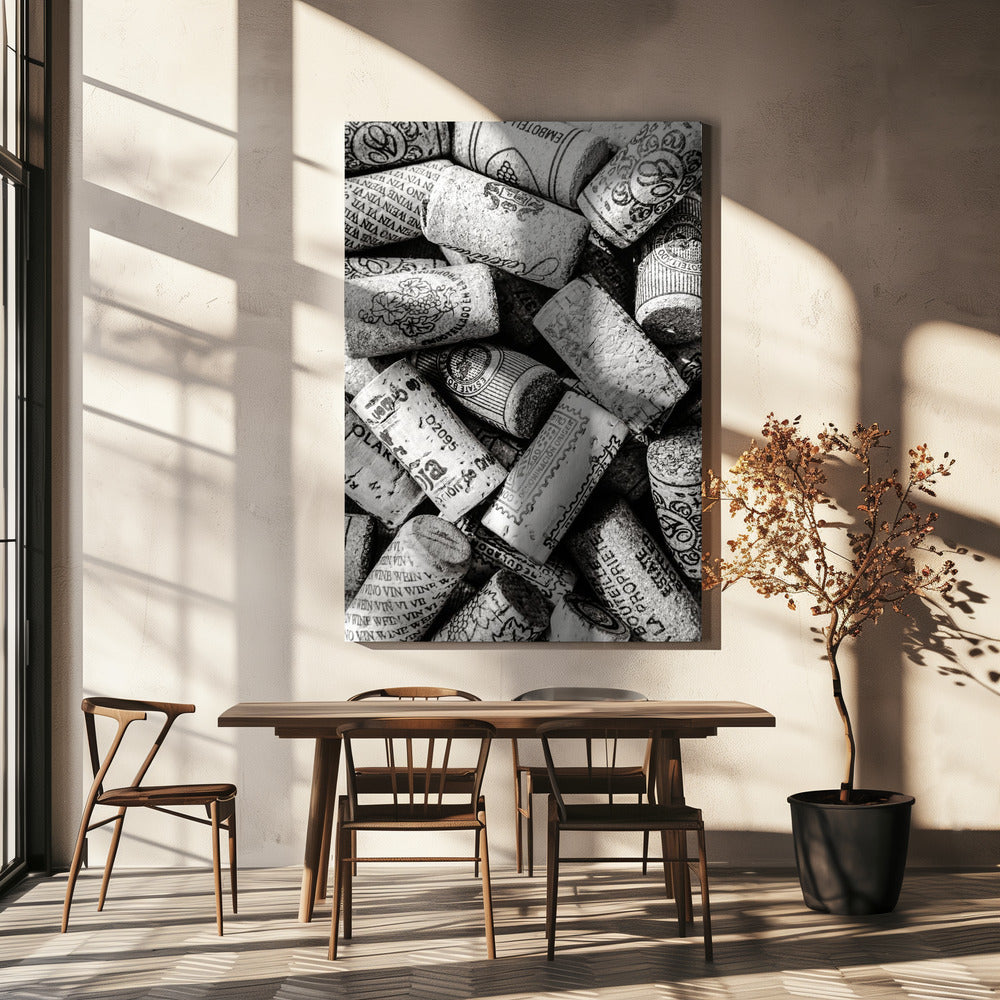 Vin 001 Bw | Tableaux sur Toile