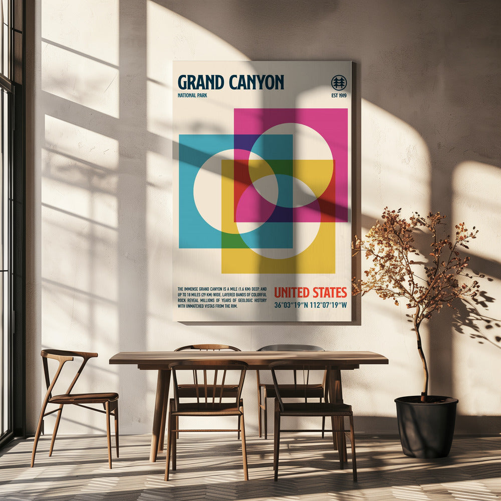 Viaje al Parque Nacional del Gran Cañón Posters - Impresiones de Arte | Impresiones en Lienzo
