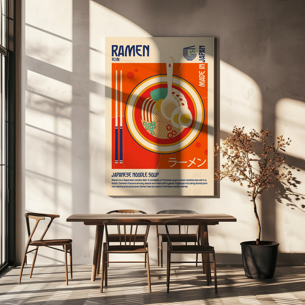 Ramen Nourriture Japonaise Imprimer | Tableaux sur Toile