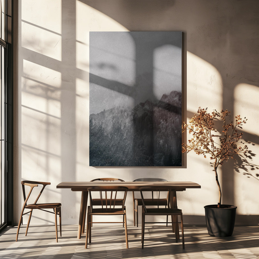 Montagnes brumeuses du Karakoram | Toile