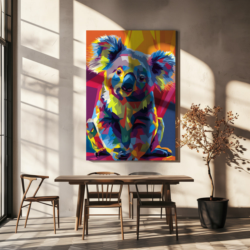 Koalas WPAP | Tableaux sur Toile