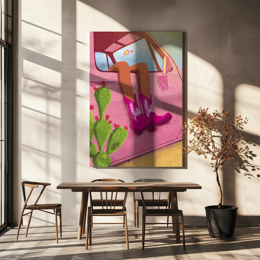 Cow-girl | Tableaux sur Toile