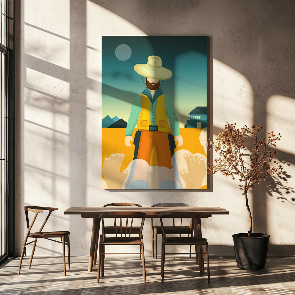 Der Cowboy | Leinwand-Bilder