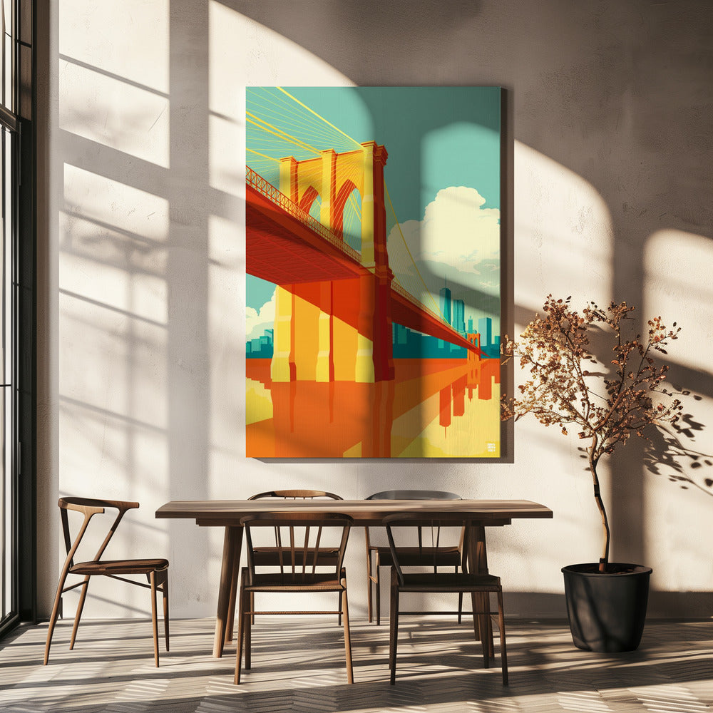 Pont de Brooklyn à New York | Toile