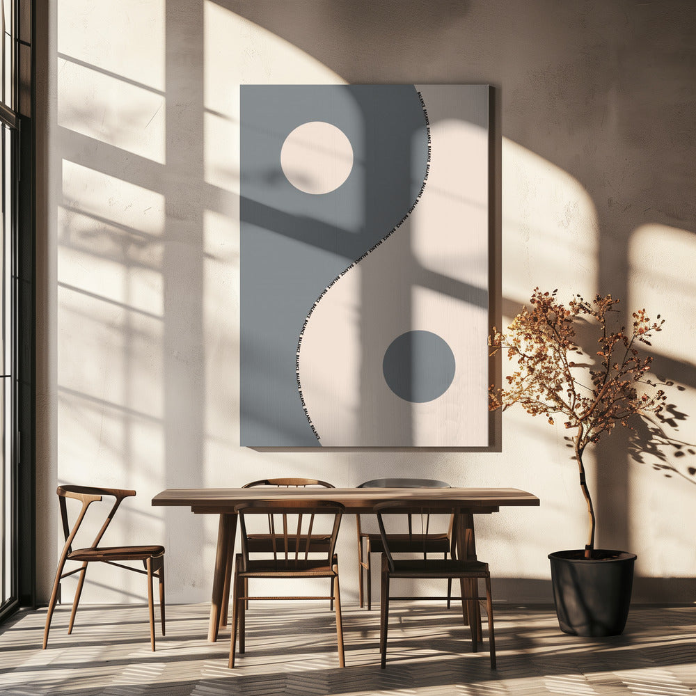 Balance gray | Canvas