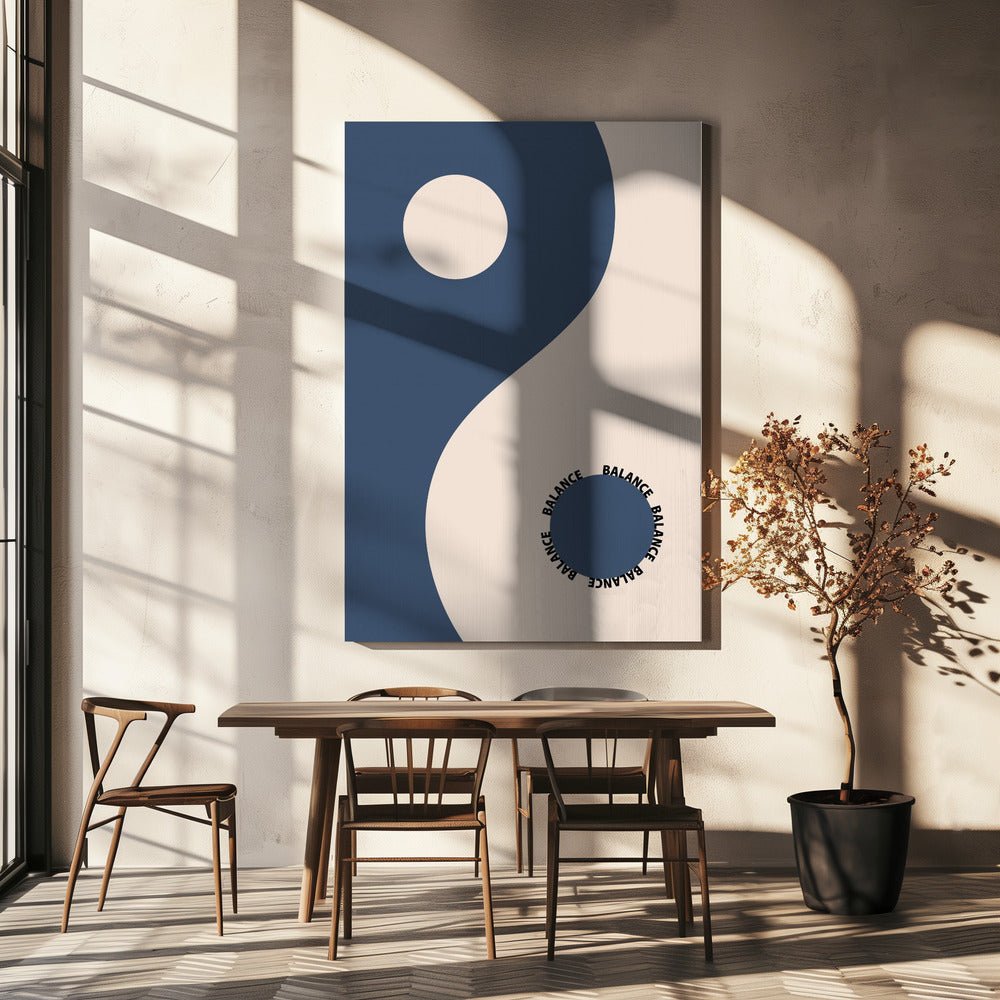 Balance Blue | Canvas