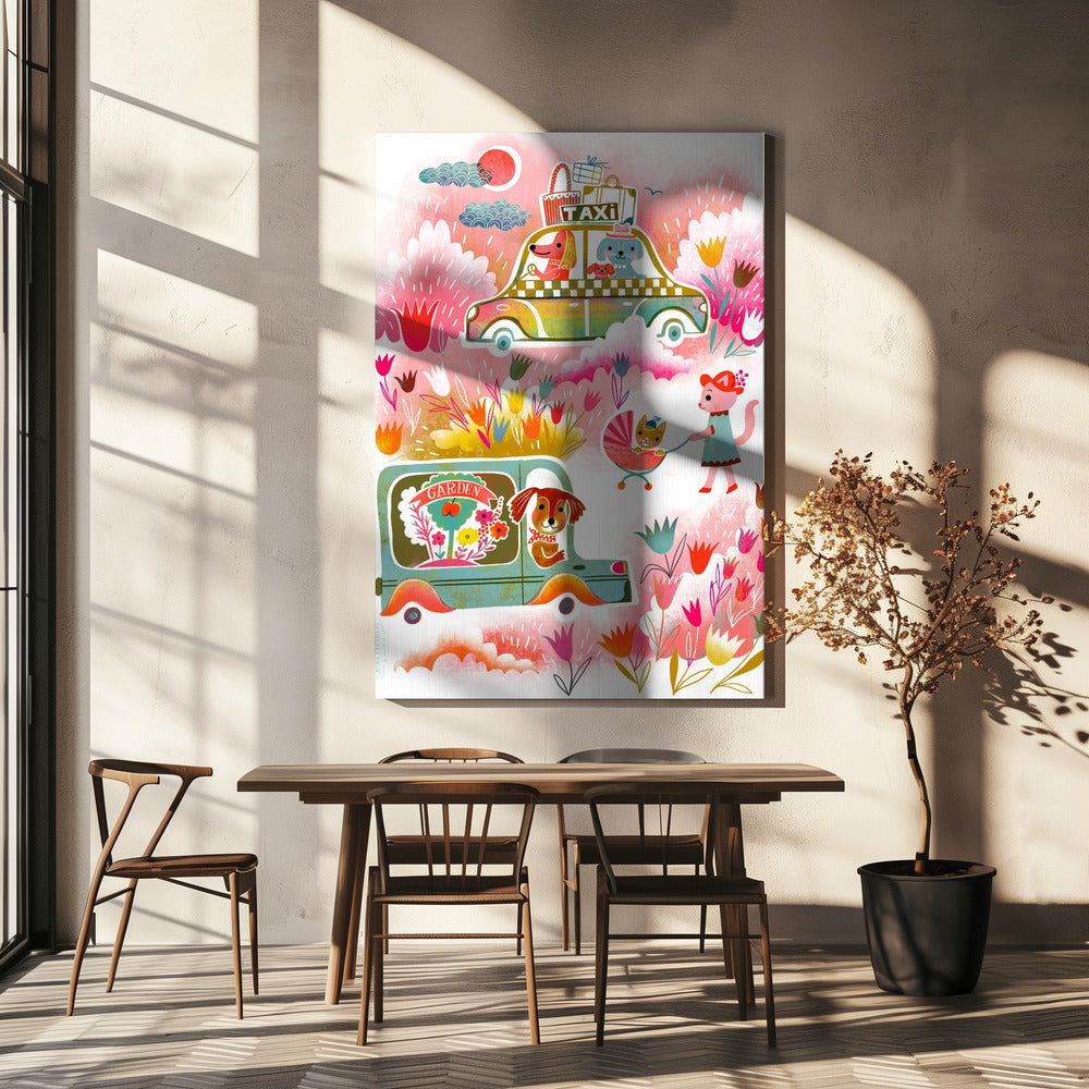 Animaux de compagnie voyageurs Critters On Wheels | Tableaux sur Toile