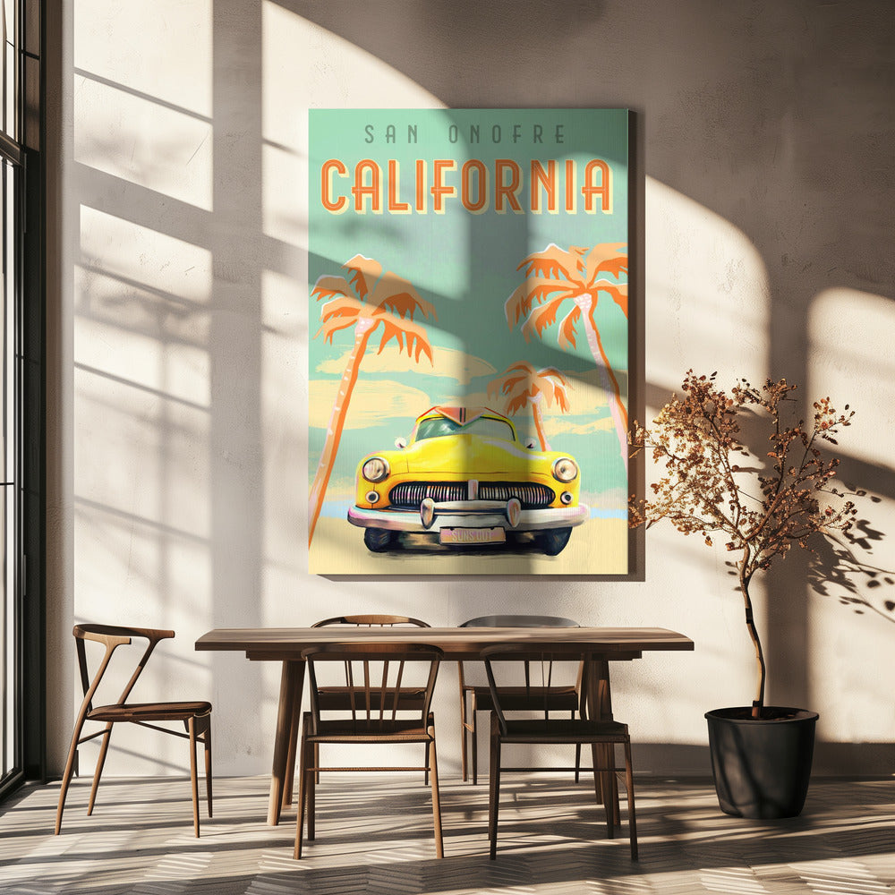 Surf californiano Poster - Stampe d’Arte | Stampe su Tela