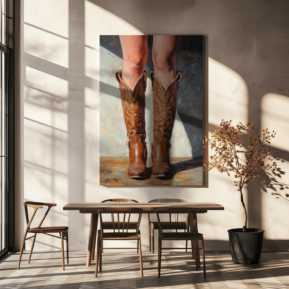 Bottes de cowboy | Toile