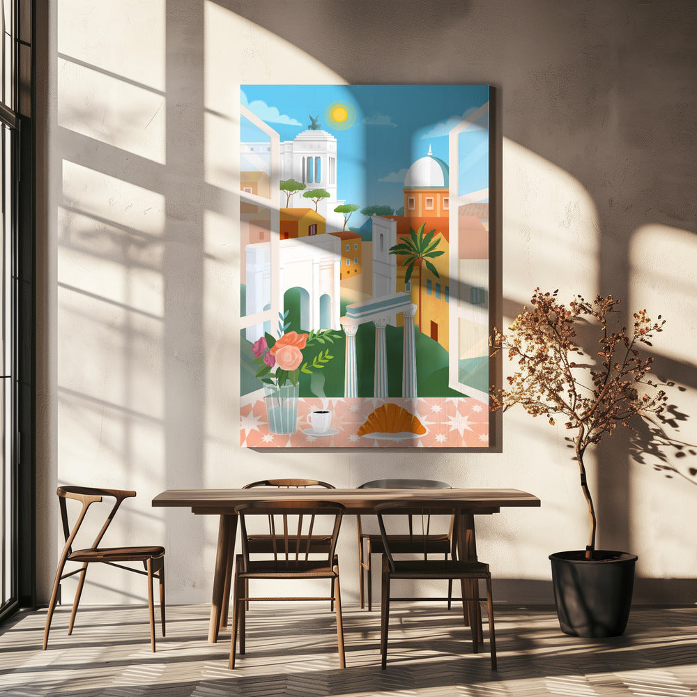 Emily à Rome | Toile