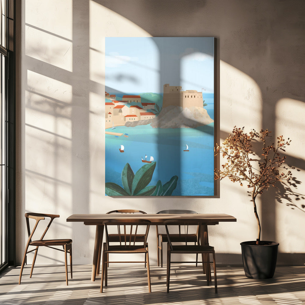 Forteresse de Dubrovnik | Tableaux sur Toile