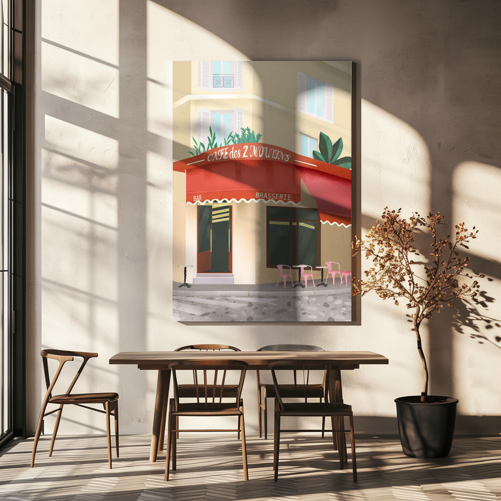 Cafe De Paris | Tableaux sur Toile