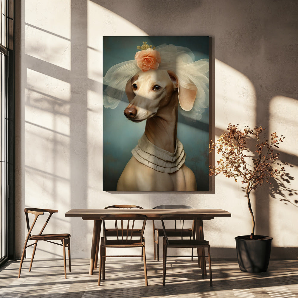Perro humano 0001 2024 diciembre Posters - Impresiones de Arte Mujer Perro 5.jpg | Impresiones en Lienzo