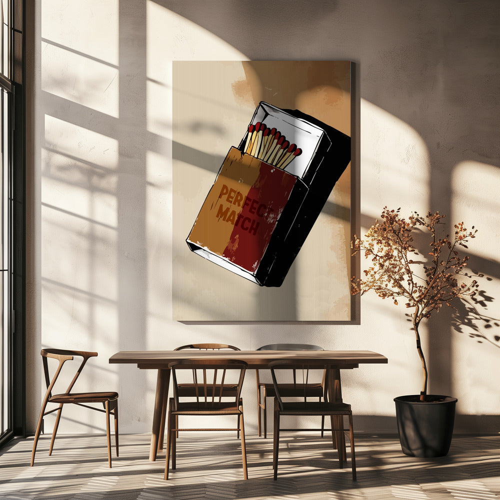 Allumer une allumette | Toile