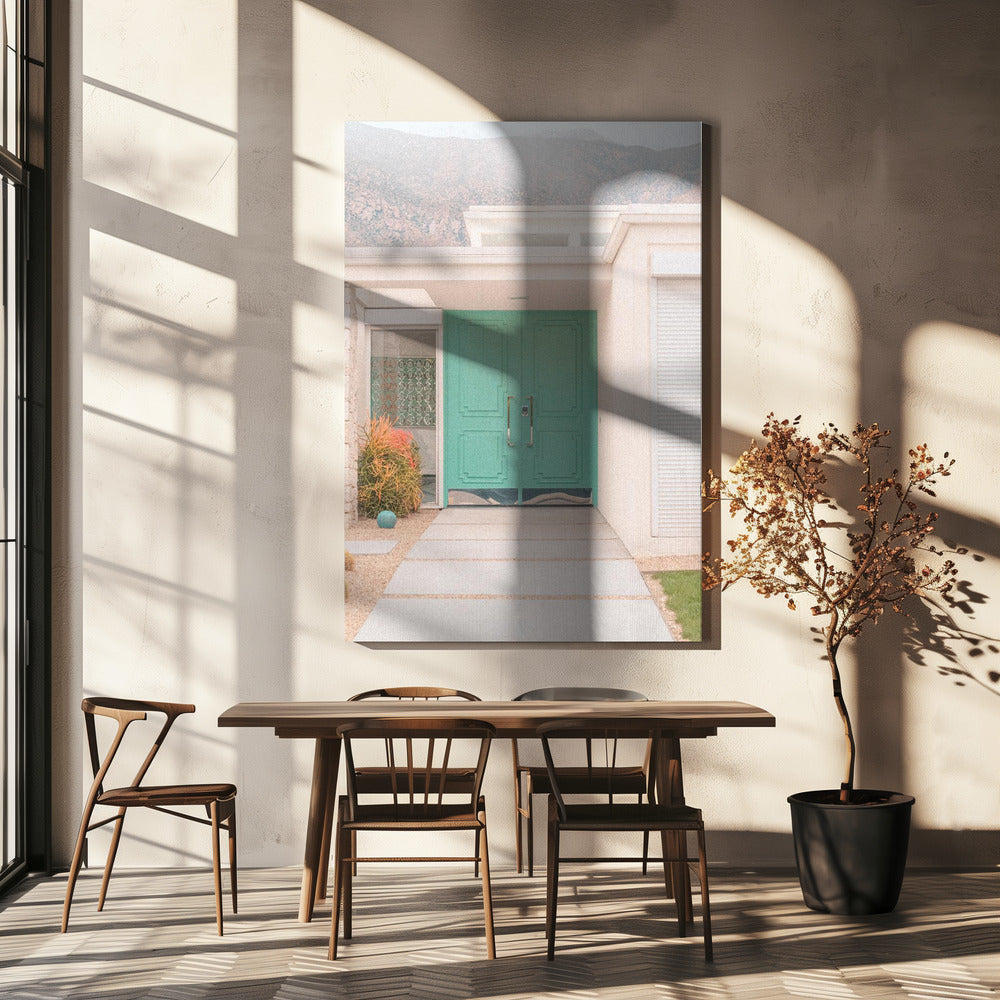 Entrée turquoise | Toile