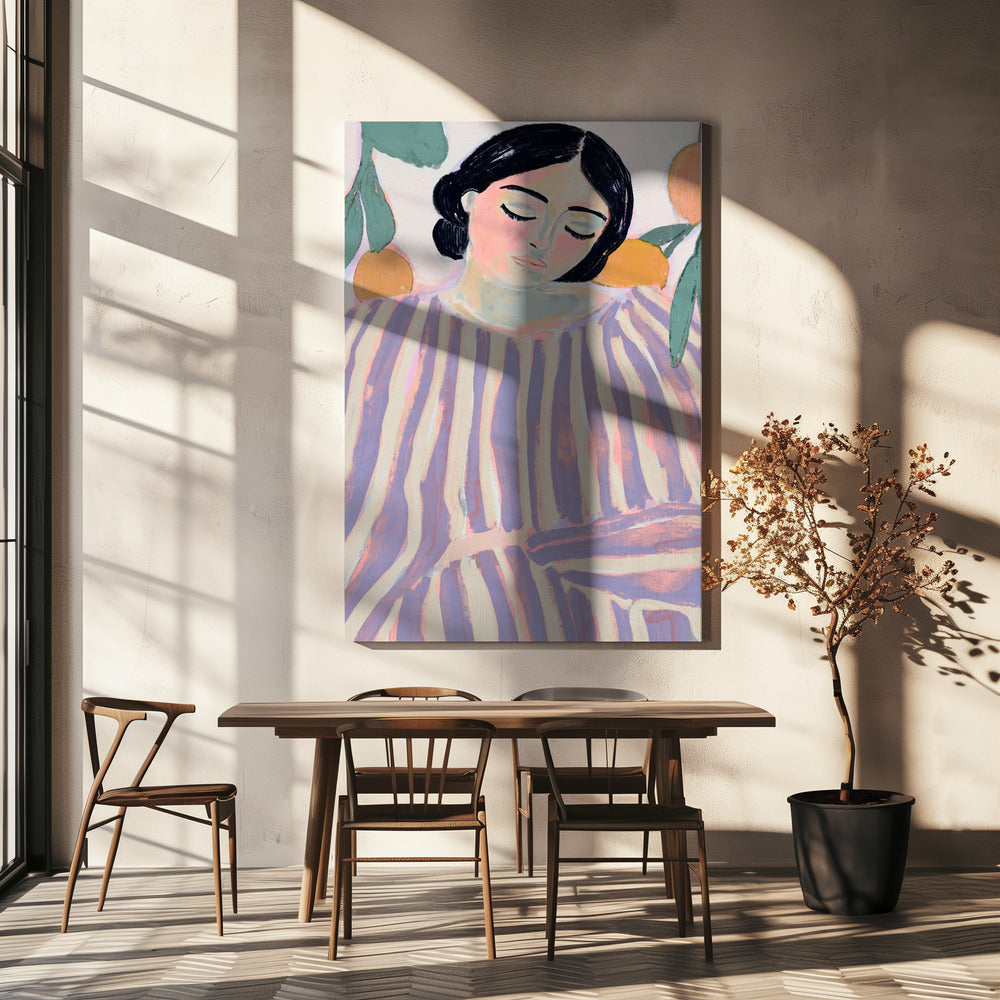 Dormir en rayures | Toile