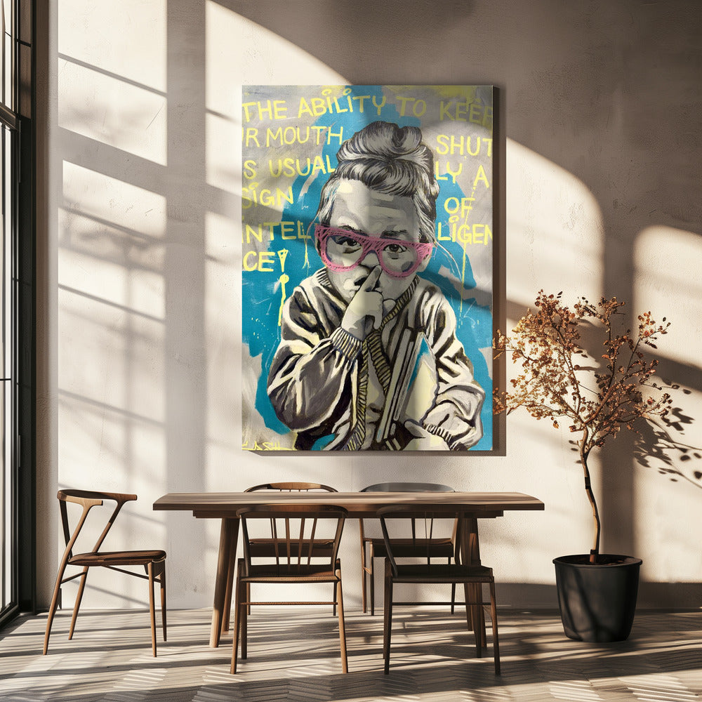 Silent Wisdom Kid | Canvas