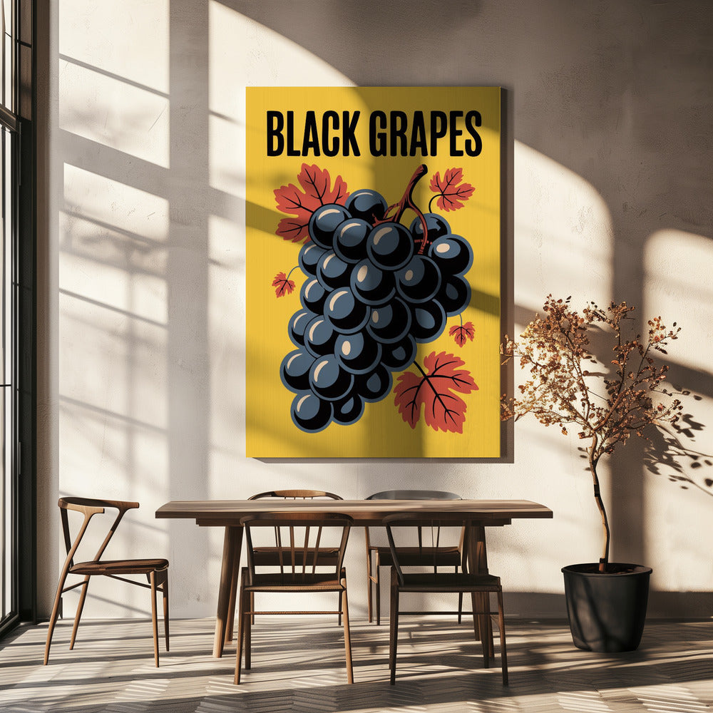 Grapes & Leaves | Canvas