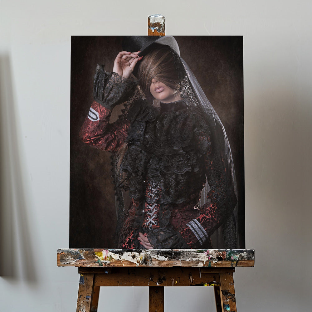 Mysterisk flicka | Canvas