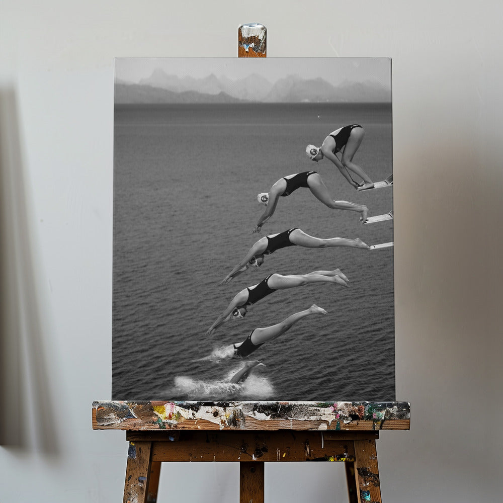 Die Schönheit des Tauchens | Leinwand-Bilder