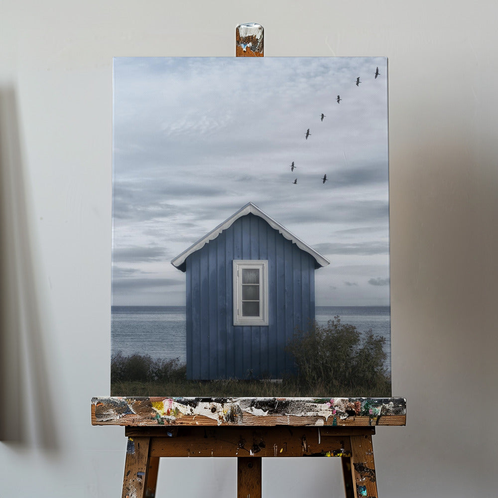 Beach hut | Canvas