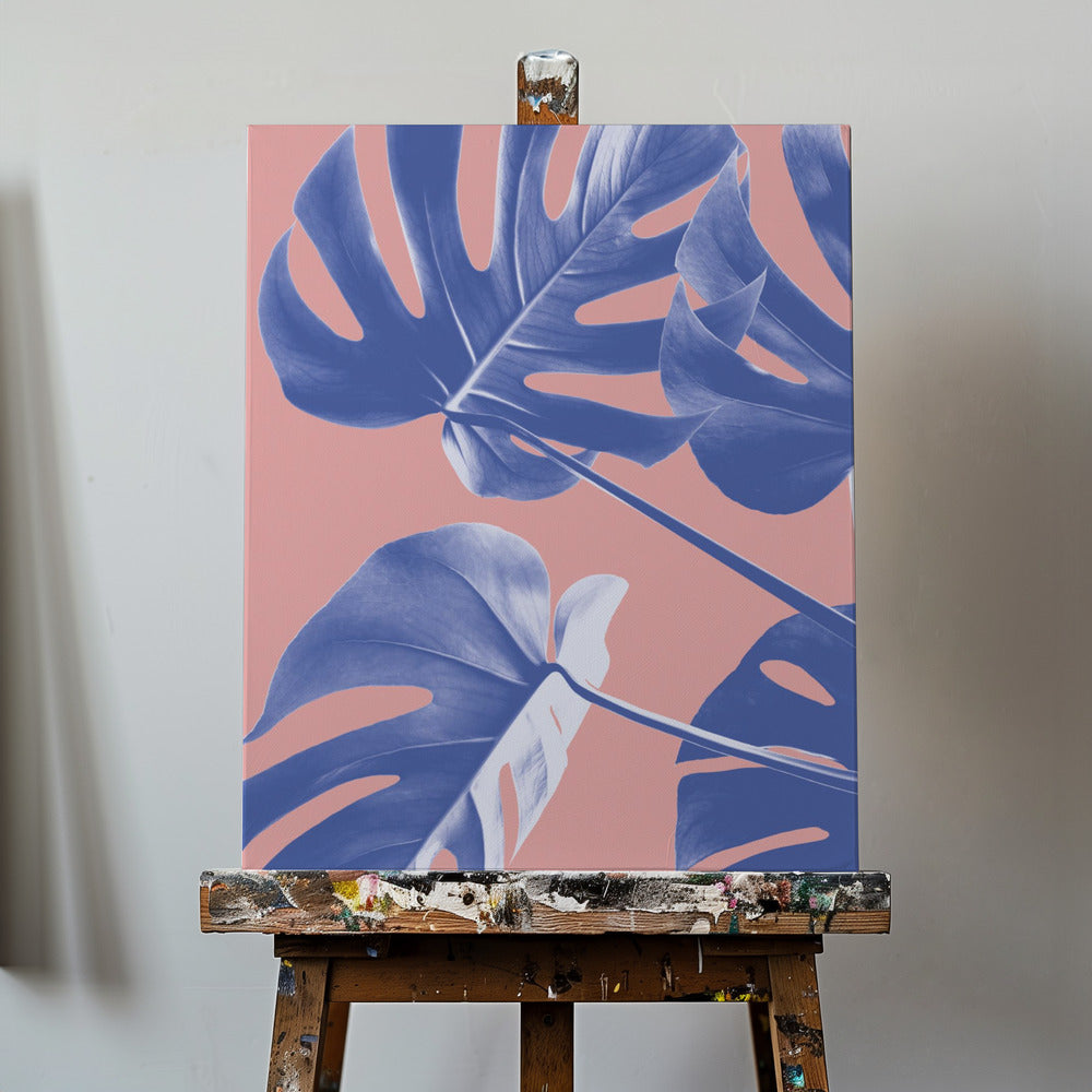 Monstera Purple 06 | Canvastaulut