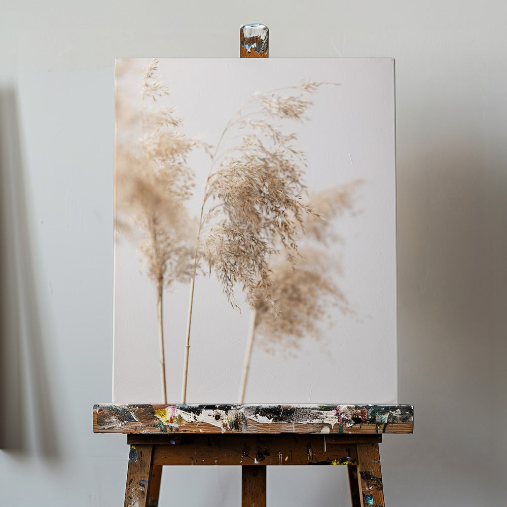 Reed Grass Grey 09 | Canvas
