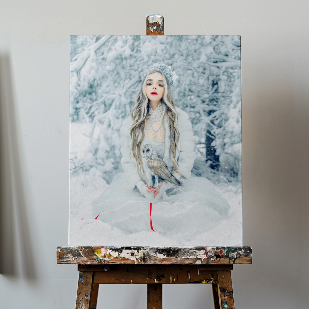 Snöbunden stillhet | Canvas