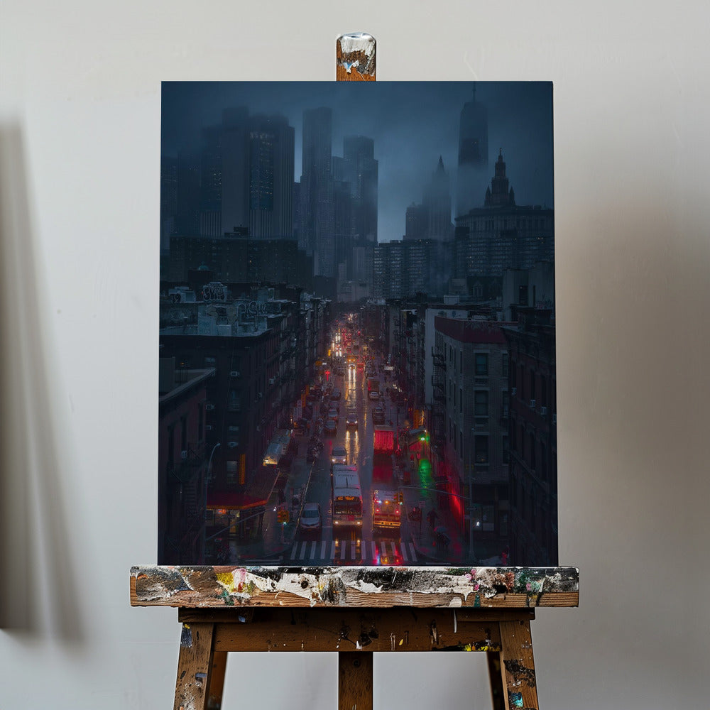 Llueve en Chinatown | Impresiones en Lienzo