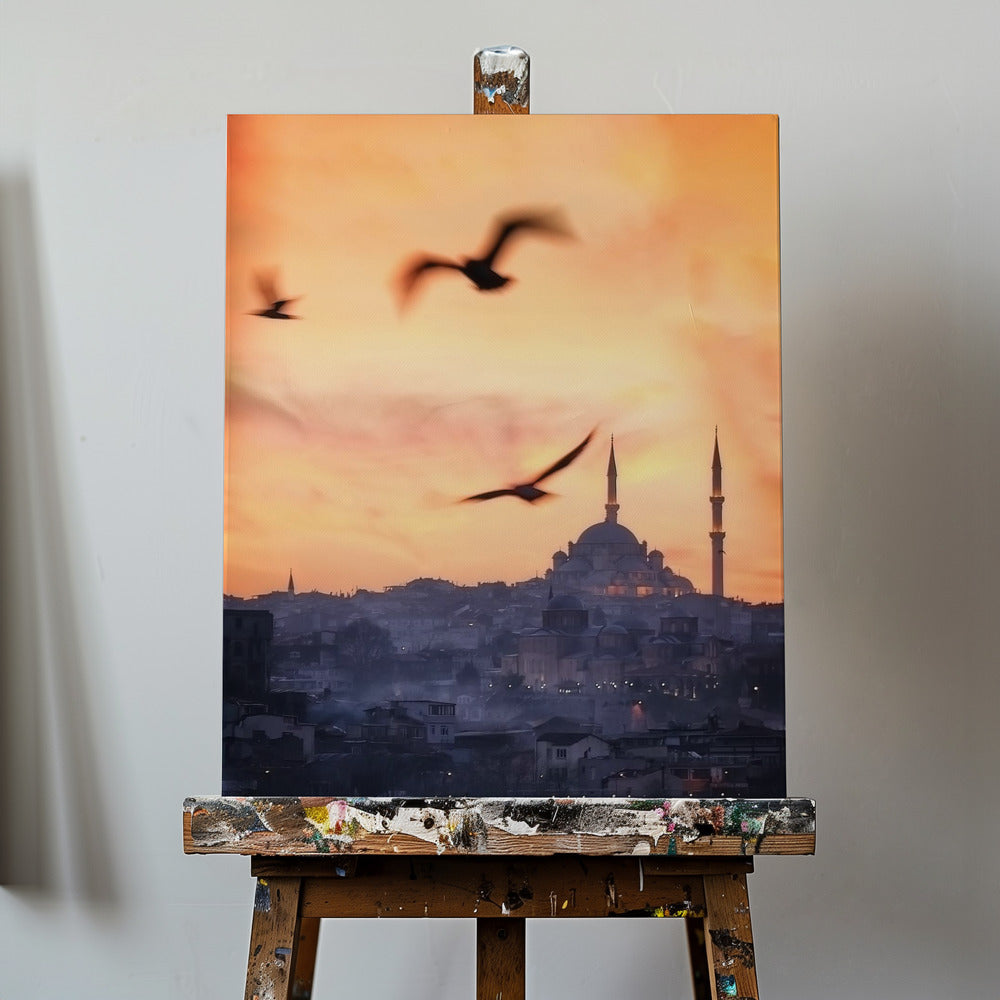 Solnedgang i Istanbul | Lærredsbilleder