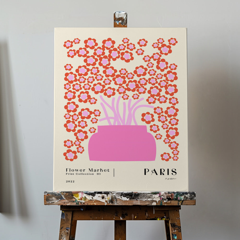 Blomstermarknaden. Paris | Canvas