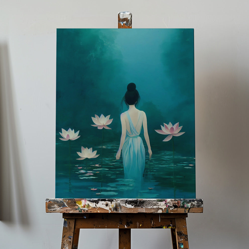 Dans l'étang | Tableaux sur Toile