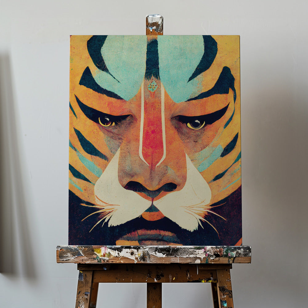 Stark tiger | Canvas