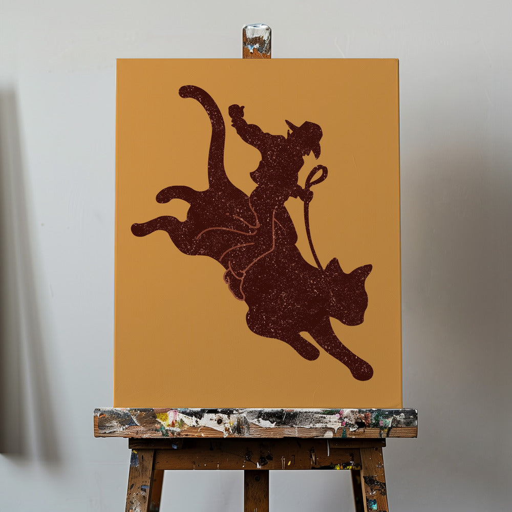 RODEO-KATZE | Leinwand-Bilder