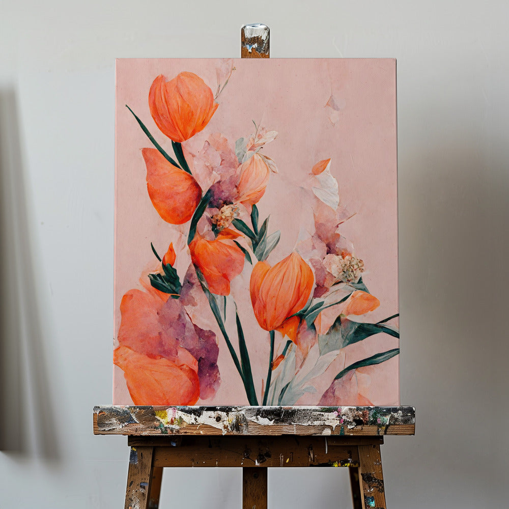 Oranssit tulppaanit | Canvastaulut