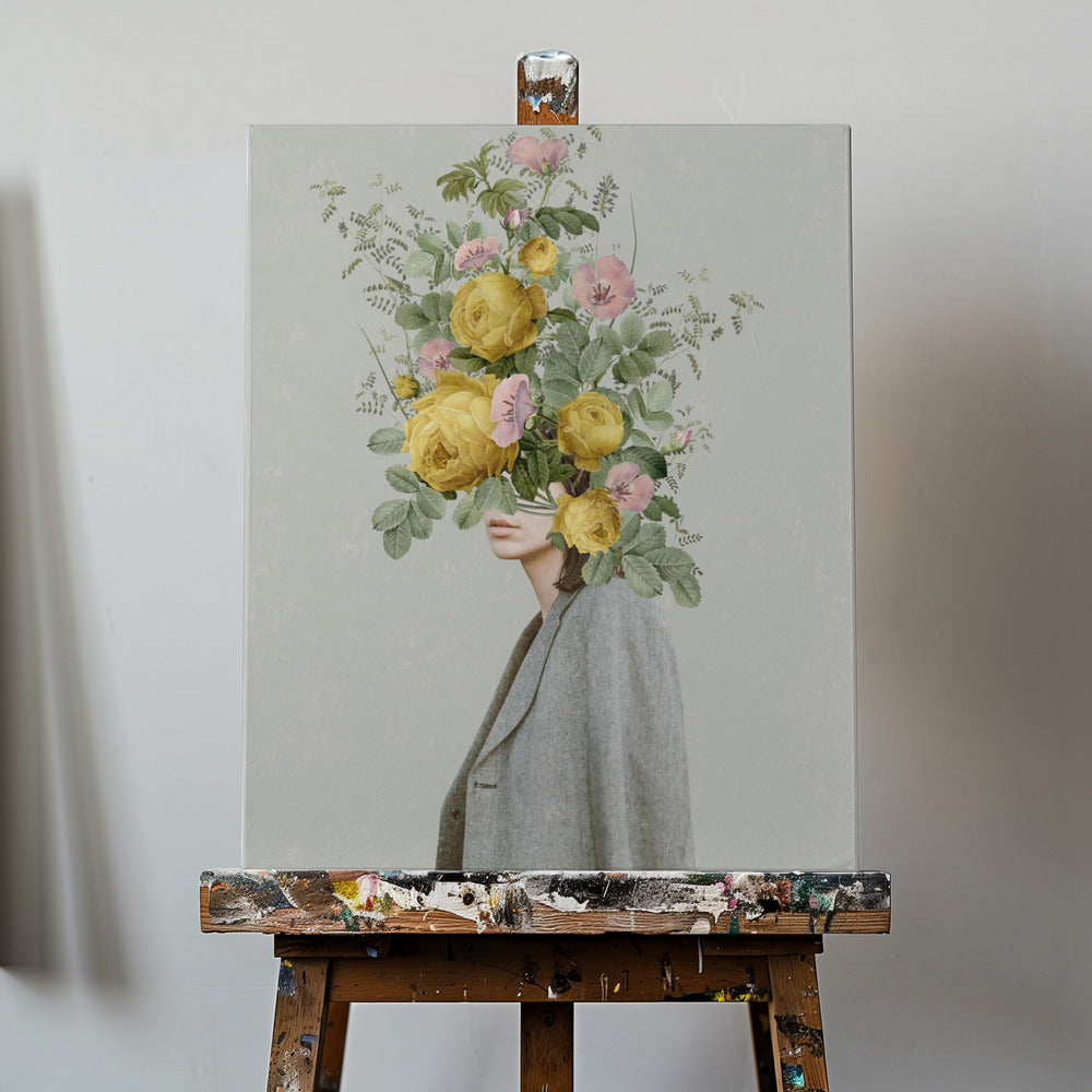 Geel boeket | Canvasprints