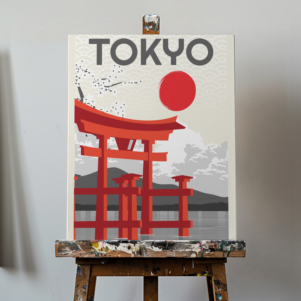 Tokio Sun | Wydruki na łótnie