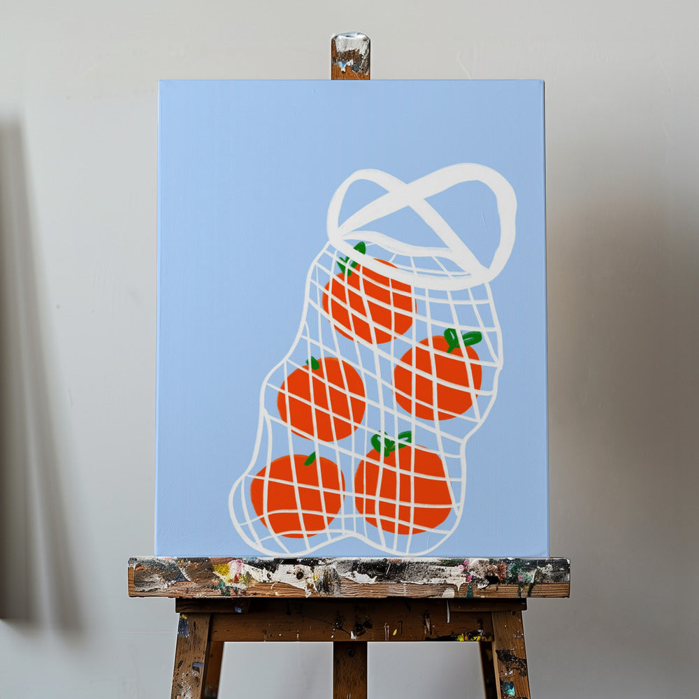 Pomodori in rete | Stampe su Tela