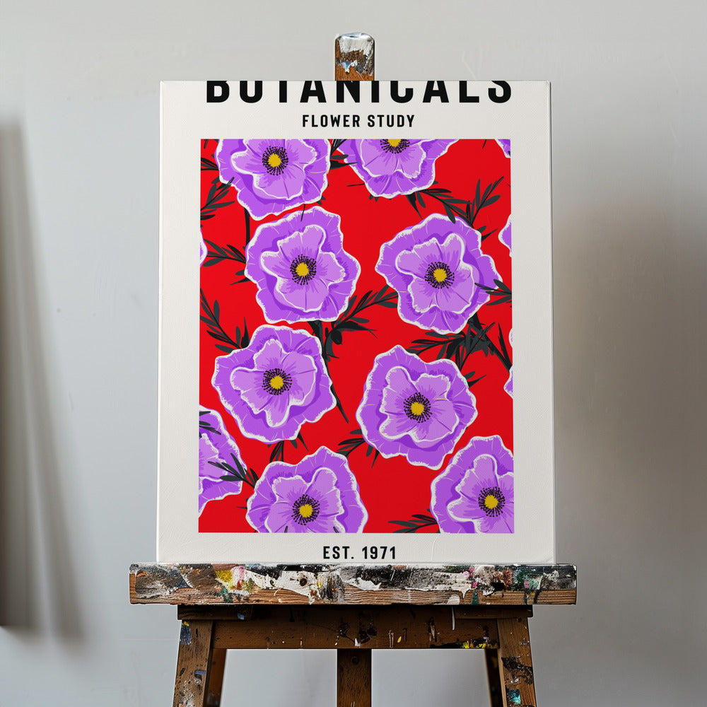 Botanicals Flower Study | Canvas