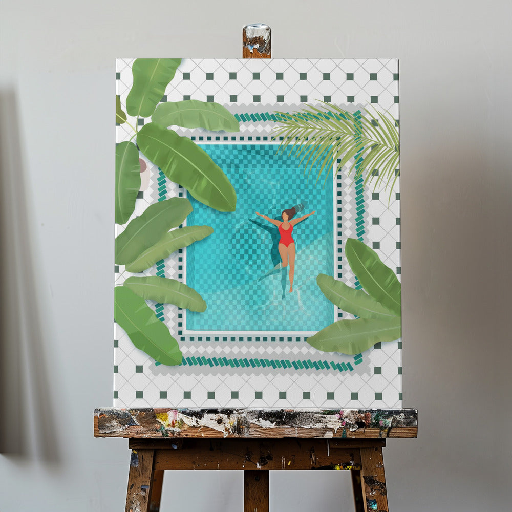 Piscina del Riad | Stampe su Tela
