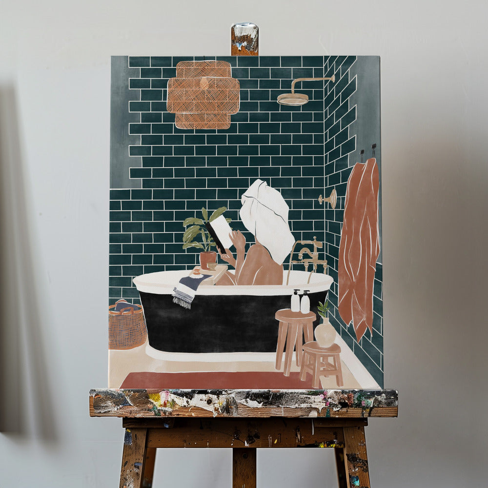 Badkamer Babe | Canvasprints