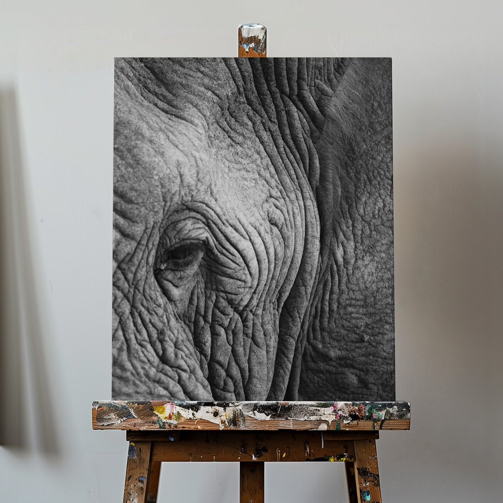 Elefantstudie | Canvas
