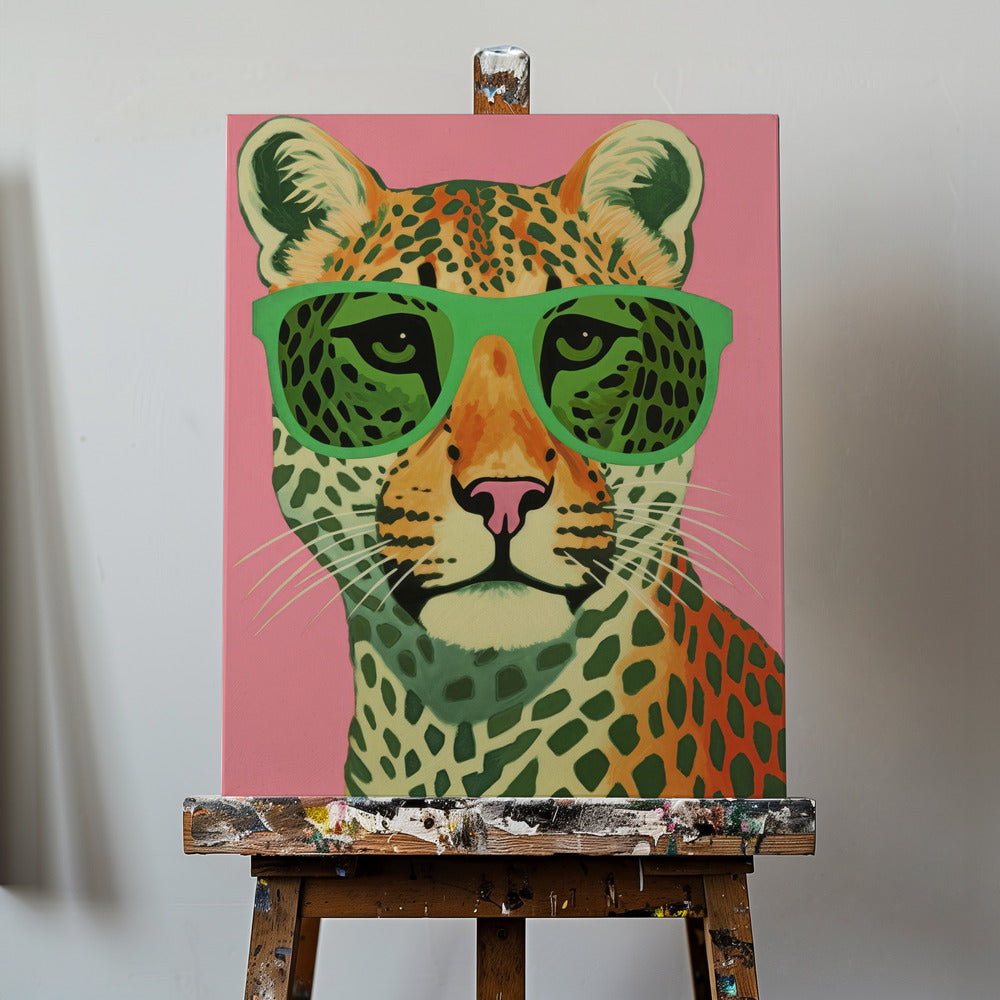 Lejonet med glasögon | Canvas