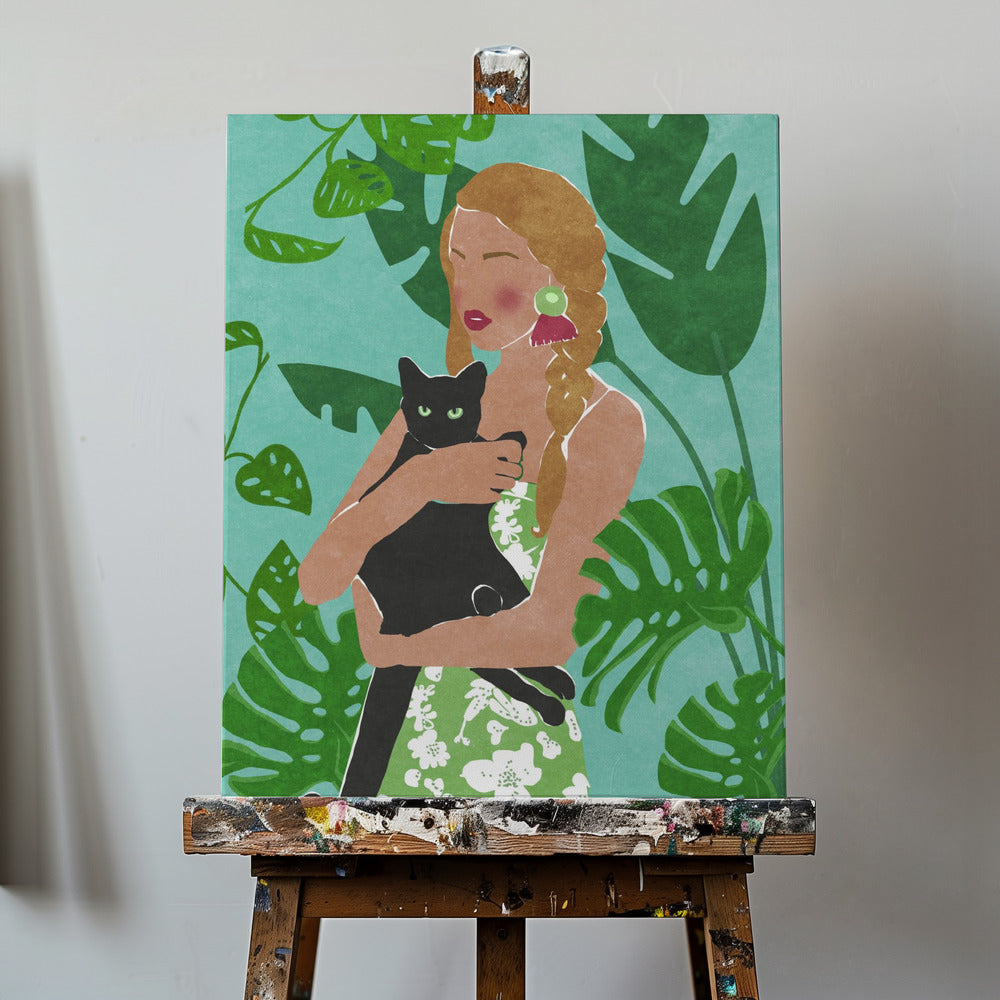 Amoureux des chats | Tableaux sur Toile