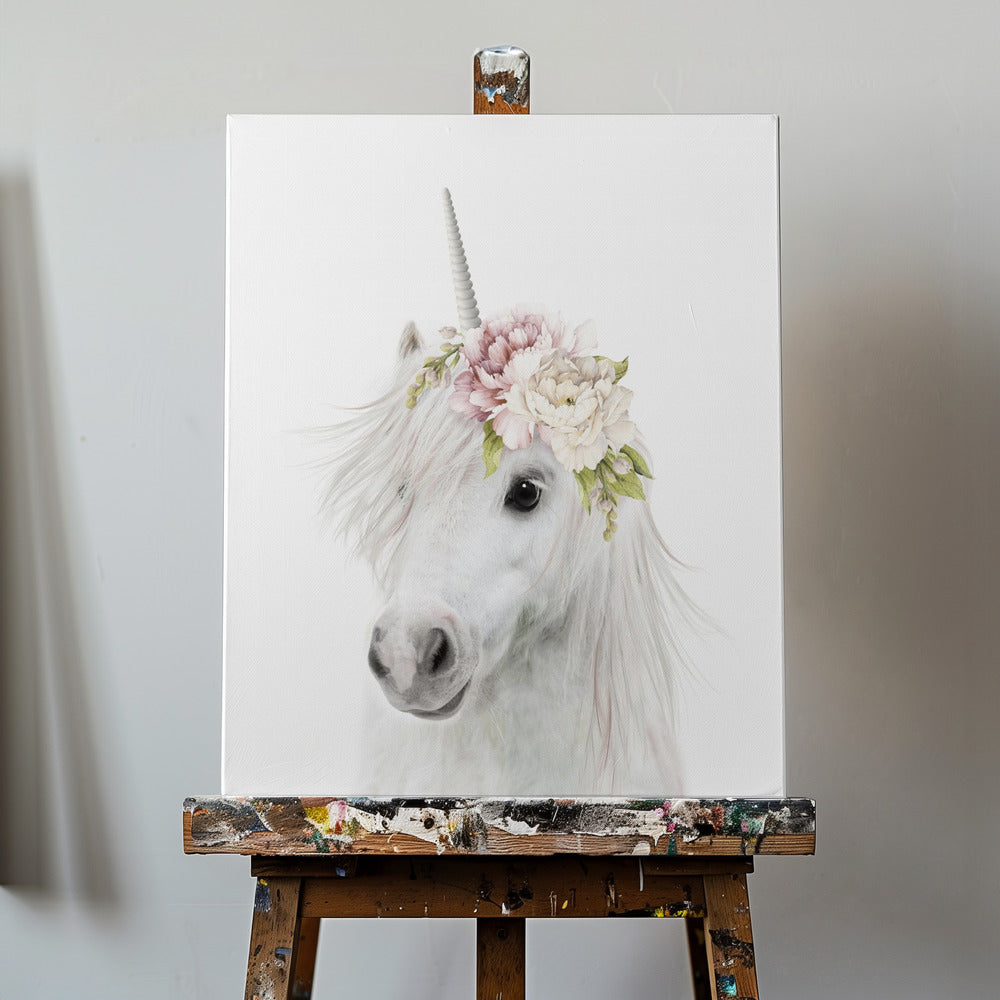 Licorne florale | Tableaux sur Toile