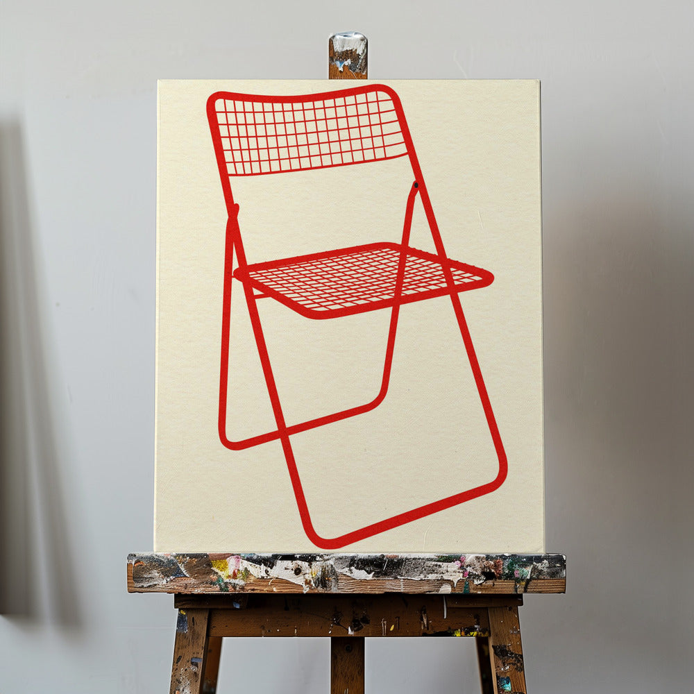 Ted Net Chair Red | Canvas