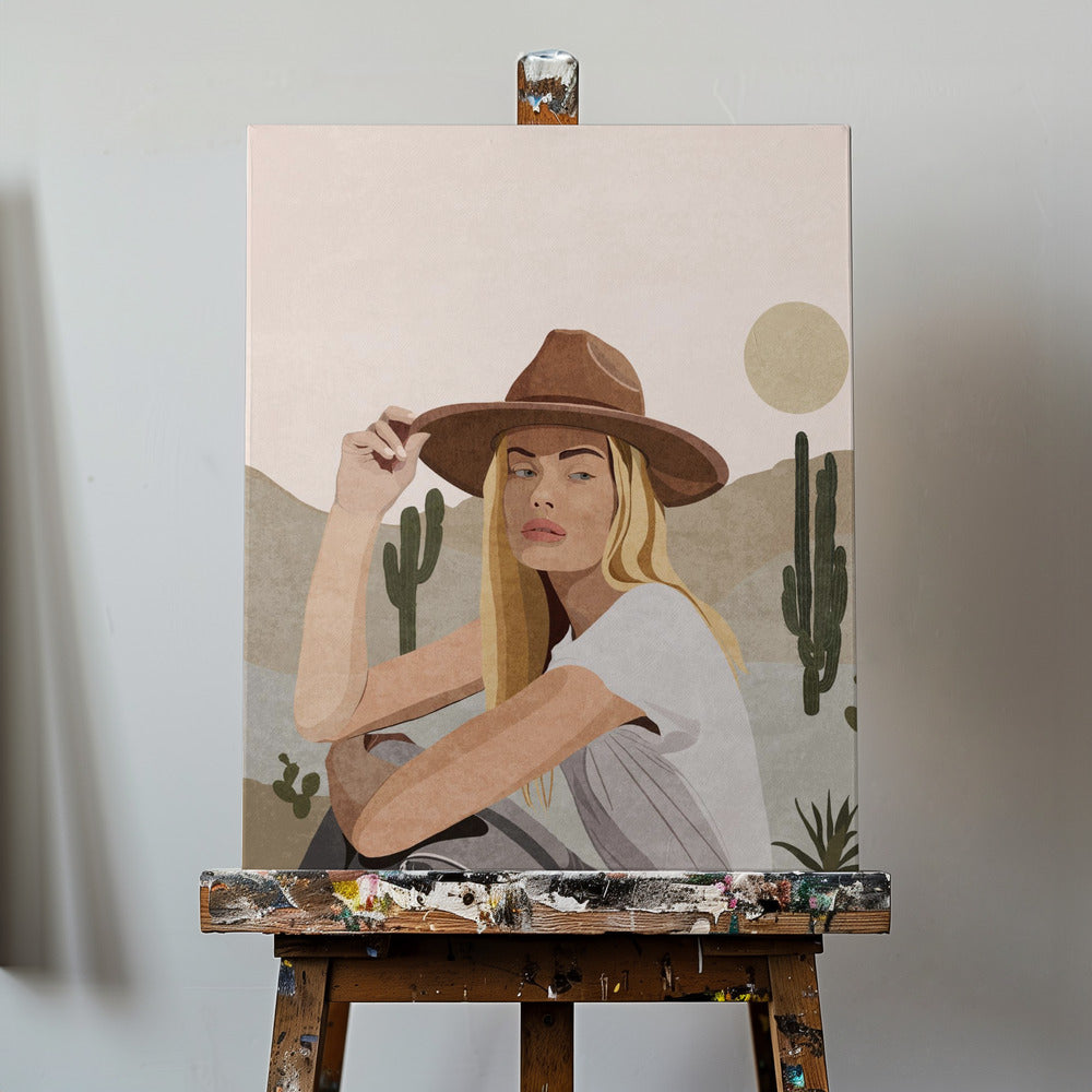 Cowgirl | Leinwand-Bilder