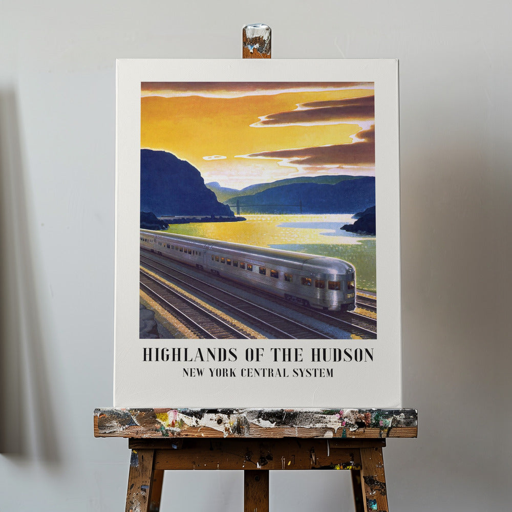 Højlandet i Hudson New York Central System | Lærredsbilleder